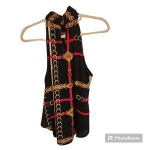 New York & Company Halter Neckline Top Size M  Sleeveless